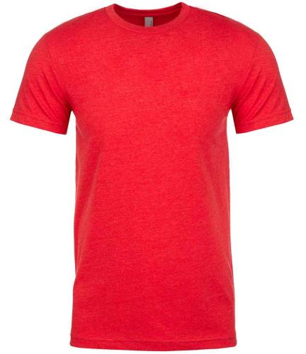 Next Level Apparel Unisex CVC Crew Neck T-Shirt - RED - M